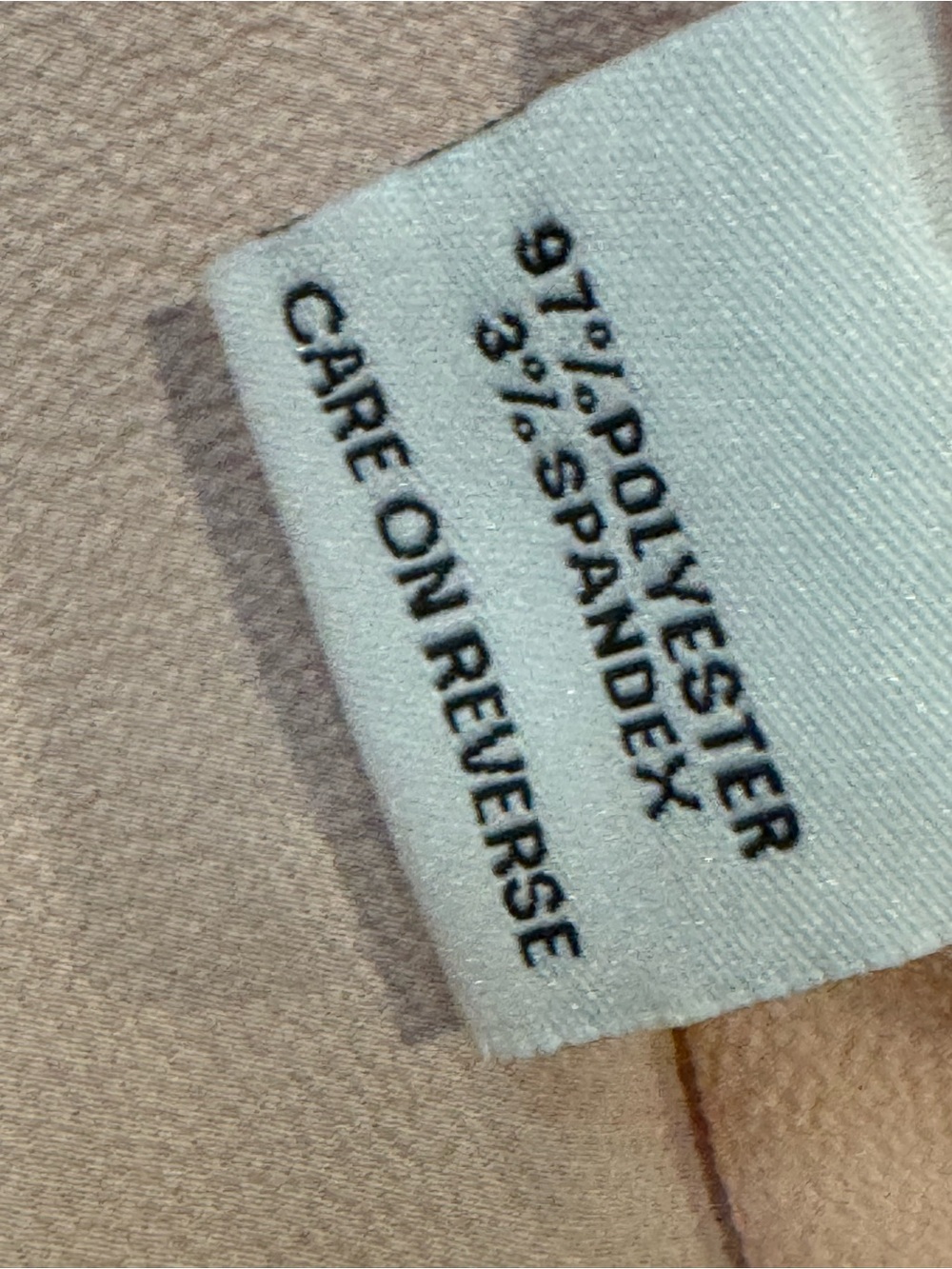 Calvin Klein Light Pink Flutter Sleeve Split-Neck Blouse - Picture 5 of 6